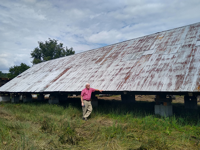 Sanborn Covered Bridge roof photo by Marcel and Jeanne Beaudry